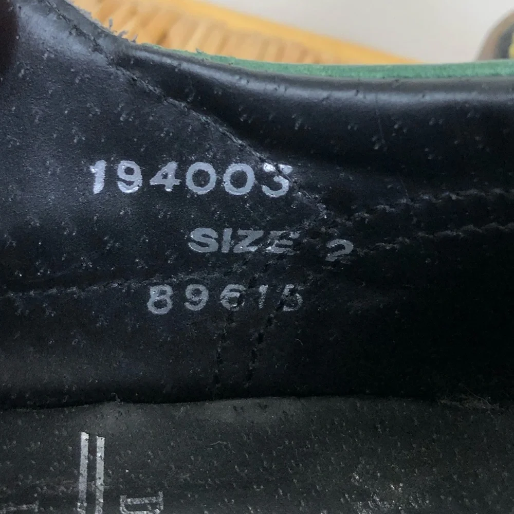 Vintage Rare Dr. Martens Made In England Leather Oxfords Sz 3 - Picture 10 of 11